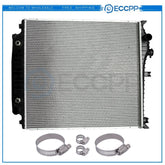 Radiator For 07-10 Ford Explorer Mercury Mountaineer with Oil Hose Clamps Kit