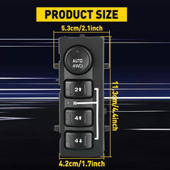 4x4 4WD Selector Control Switch for Chevy Silverado Sierra 1500 03-07 15136039 6B93BC-57