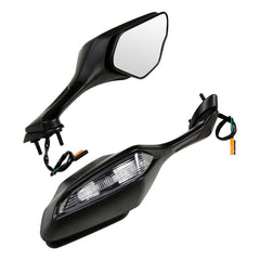 Rear View Mirrors LED Turn Signals Fit Honda CBR1000RR 2017-2024 2018 2019 2020