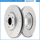 300mm Front DRILLED Brake Rotors for Hyundai Sonata Tucson Forte Coupe Sportage 6B93BC-57