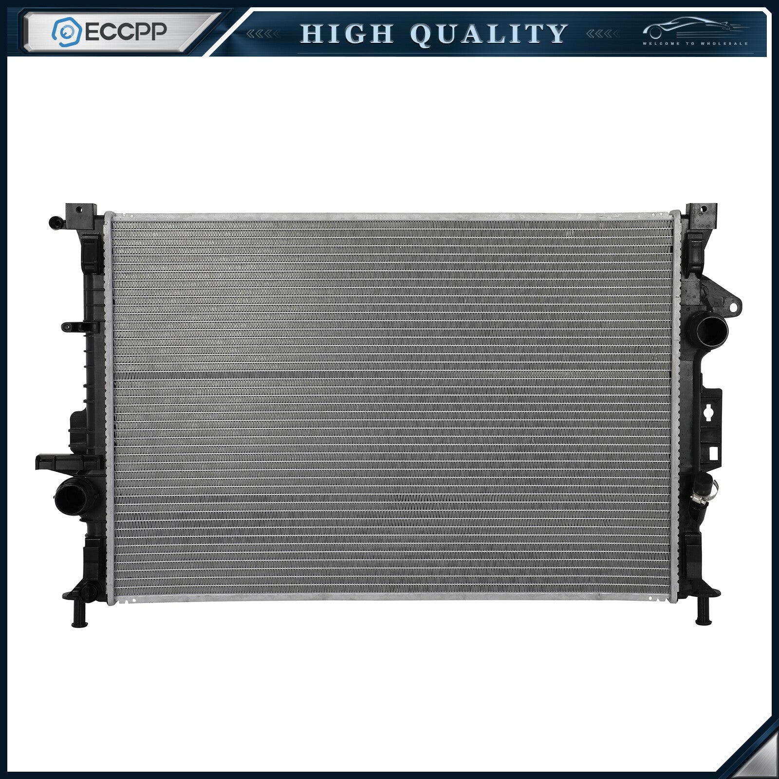 Replacement Aluminu Radiator For 2014 2015 2016 2017 2018 2019 Ford Escape 6B93BC-57