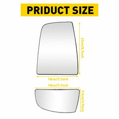 Mirror Upper/Lower Glass Driver Left for LH Side Ford Transit Van 150 250 350 HD 6B93BC-57
