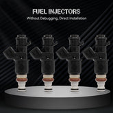 4 Fuel Injectors for Honda Civic Acura RSX CXS 2.0L Acura TSX 2.4L 16450RBB003 6B93BC-57