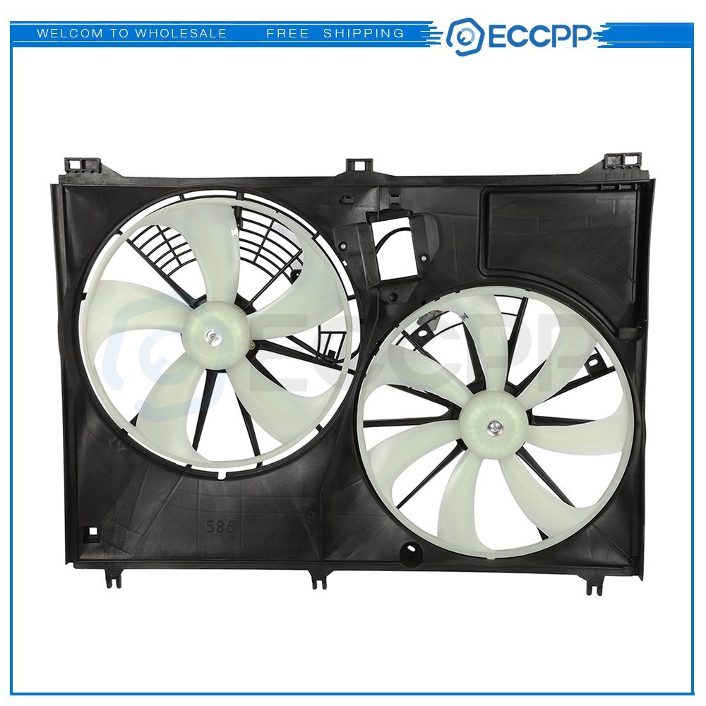 Radiator Condenser Cooling Fan Assembly For 2014-2018 2019 Toyota Highlander 6B93BC-57
