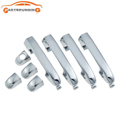4PCS Chrome Front Rear LH RH Outside Door Handle For Kia Forte Cerato 2010-2013 6B93BC-57