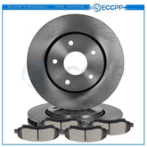 Front Brake Pads And Rotors For 08-10 Chrysler Town & Country 3.8L 4.0L 6B93BC-57