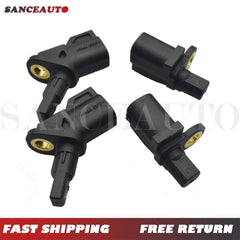 4PCS ABS Wheel Speed Sensor Front Rear L/R For Ford Jaguar Lincoln Volvo 02-20 6B93BC-57