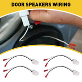 4X Car Speaker Door Wire Harness Plug Adaptor Replacement For Journey Dodge Jeep 6B93BC-57