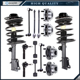 Front Rear Suspension Kit + Complete Struts +Hub For Voyager Town & Country KOEEP