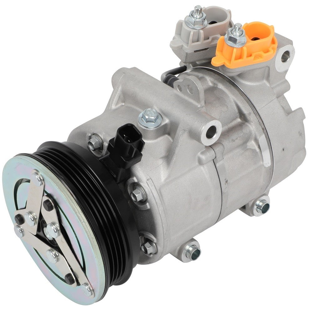 A/C Compressor with 4-Groove Pulley for Ford EcoSport 2018 2019-2022 2.0L 6B93BC-57