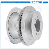 Rear Brake Rotors Fits 2008 2009 2010 11 12 13 LX570 Land Cruiser Sequoia Tundra