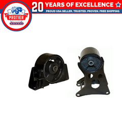 Front & Rear Engine Motor Mount Fit 2002-2006 Nissan Sentra 2.5L for Auto Trans 6B93BC-57