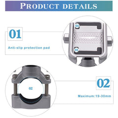 Aluminum Motorcycle Handlebar Mount Phone Holder For Harley Street Glide Touring