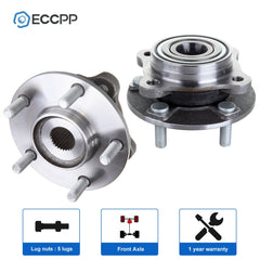 2Pcs Wheel Hub Bearings Front AWD For Mitsubishi 3000GT Lancer Evolution NON-ABS MITSUBISHI