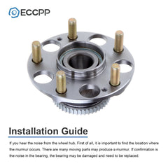 1Pc Wheel Hub Bearing Rear Fits Honda Accord 2003-2007 Acura TL 2004-2008 w/ ABS 6B93BC-57