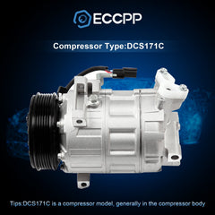 A/C AC Compressor For Nissan Sentra 2007-2010 2011 2012 92600ZE81A 6B93BC-57