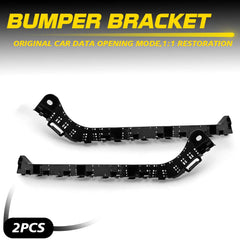 2X Bumper Bracket Set For 2016-2021 Honda Civic Rear Driver and Passenger Side A 6B93BC-57