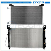 Aluminum Radiator & AC Condenser Cooling Kit For 99-02 Chevy Silverado 1500 4.3L 6B93BC-57