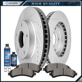 Front Ceramic Brake Pads And Rotors For 1998 1999-05 Chevrolet Blazer GMC Jimmy 6B93BC-57