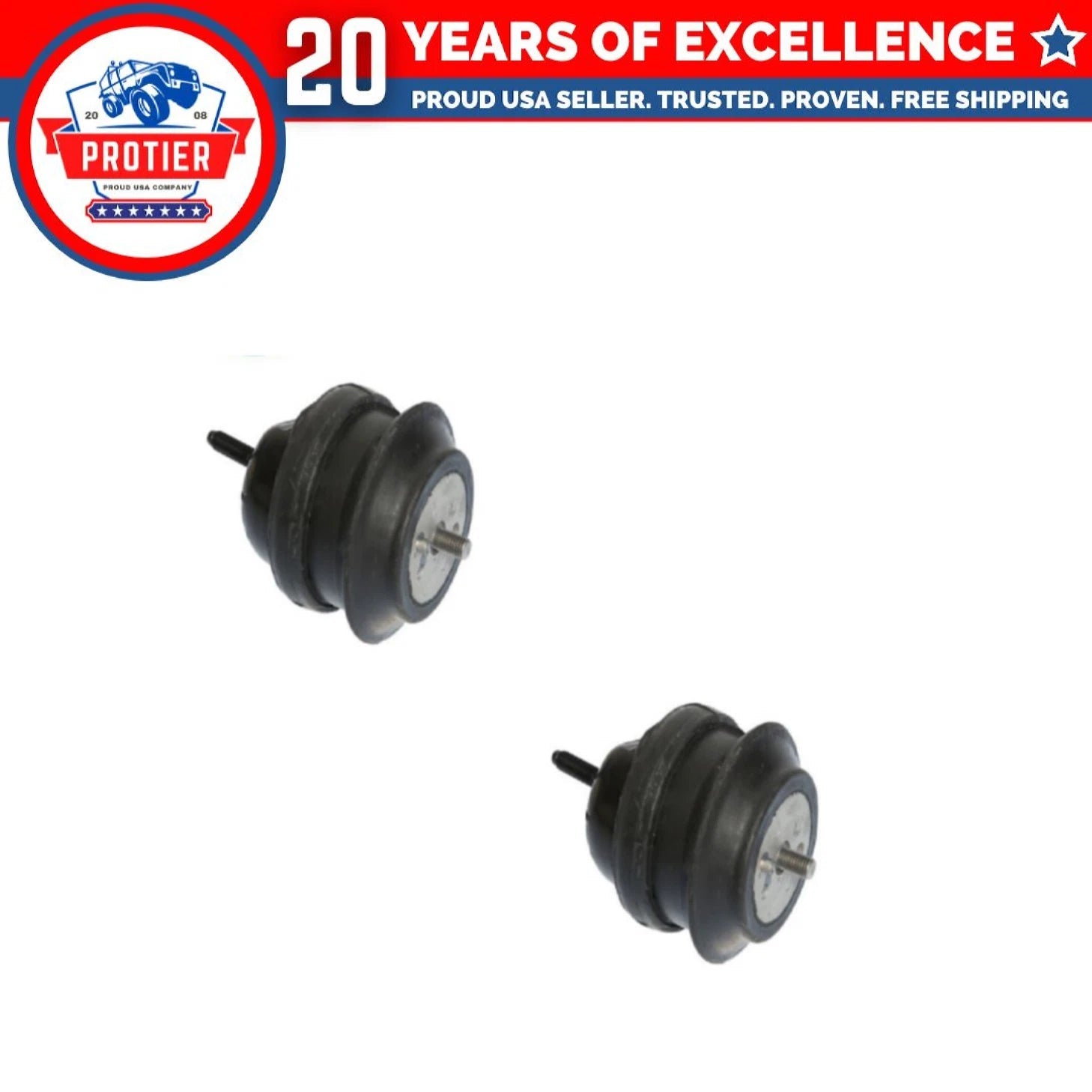 Engine Motor Mount Set 2PCS Compatible for 2004-2006 Chrysler Pacifica 3.5L / 6B93BC-57