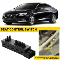 Power Seat Control Switch for Chevrolet 2010-2015 Camaro Driver Side 25974714 EA 6B93BC-57