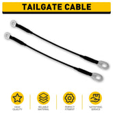 2x Rear Left and Right Tailgate Cable for 1994 -2004 Chevy S10 Pickup GMC Sonoma 6B93BC-57