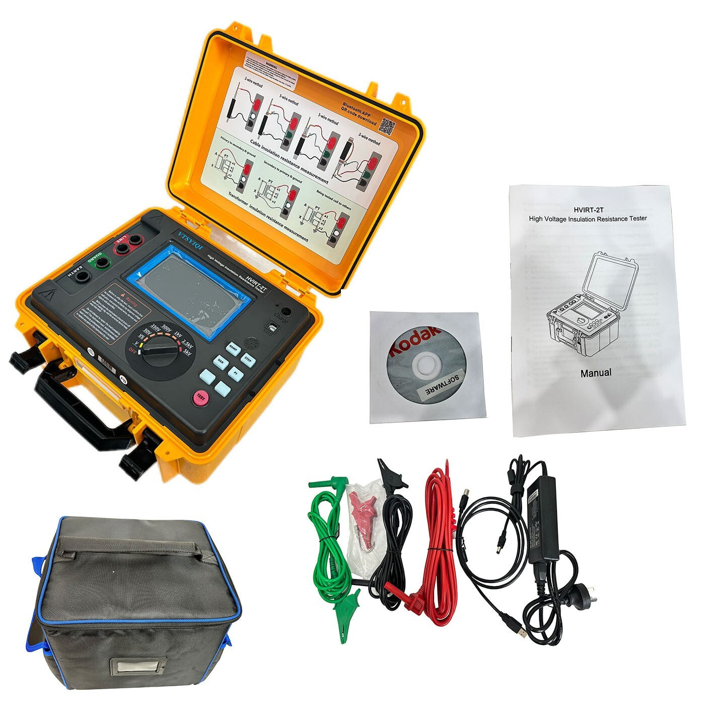 High Voltage Insulation Resistance Tester 5kV HV Insulation Tester with 2TΩ 5mA 6B93BC-57