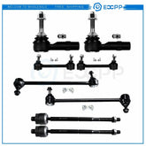 8pc Front Rear Sway Bars Tie Rods Kit For Ford Taurus X Mercury Sable 2008 6B93BC-57