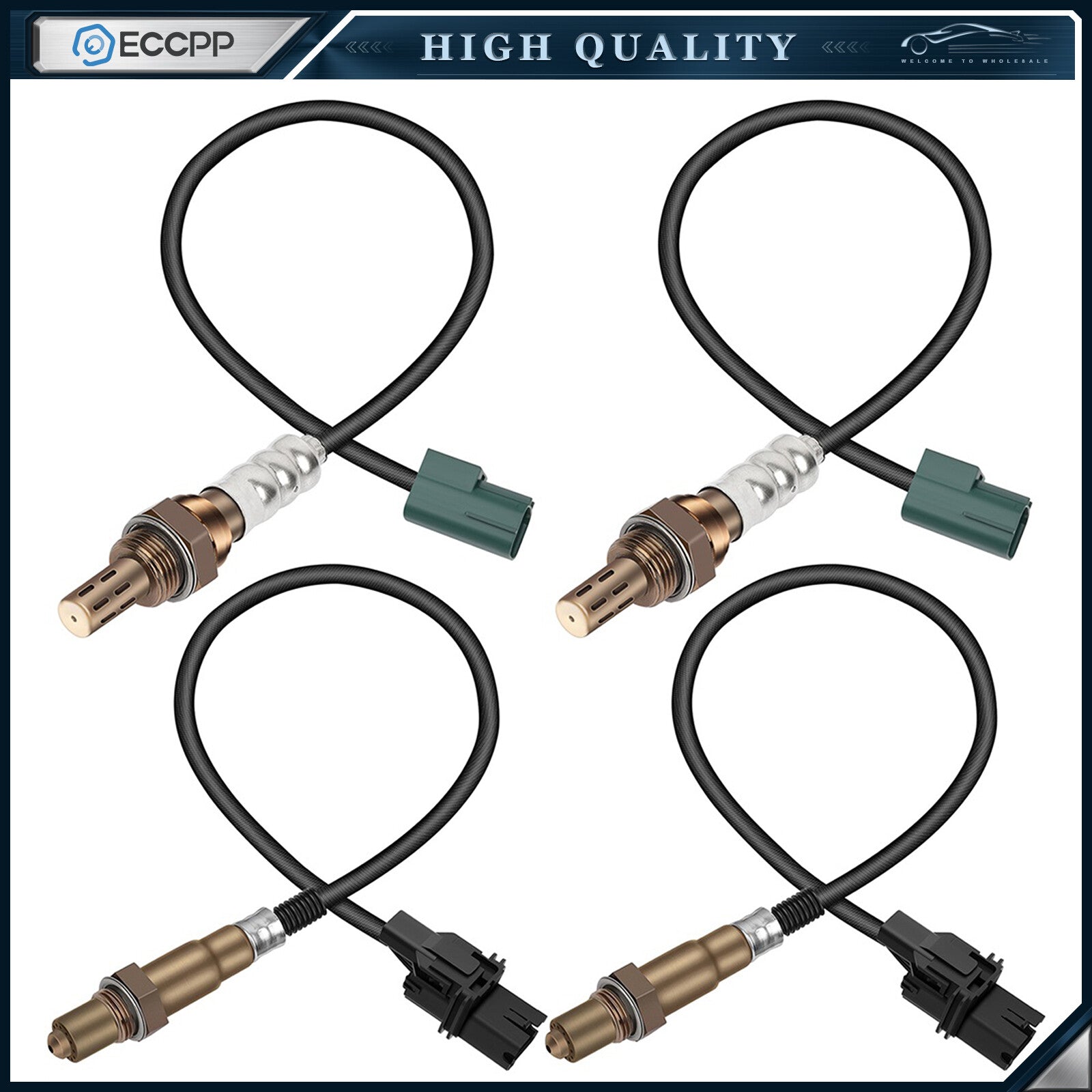 4pcs Upstream Downstream For Murano Altima 2004-2005 Air Fuel Ratio o2 Sensor 6B93BC-57