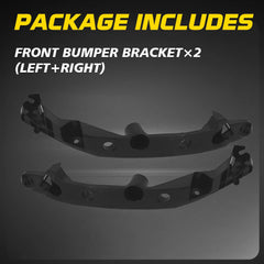 Front Driver & Passenger Side Bumper Fender Bracket For 2011-2014 Nissan Juke EA 6B93BC-57