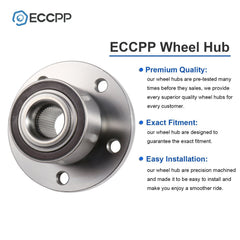 2 Pcs Wheel Hub Bearings Front For 2011 2012 2013 2014 Volvo S60 S80 XC60 XC70 6B93BC-57