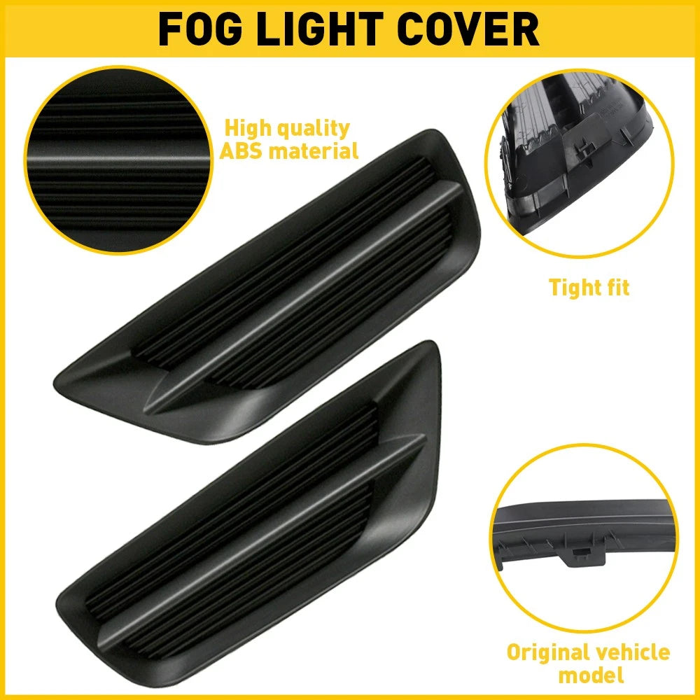 Fog Light Covers Left & Passenger Set Side of 2 For 2013-2015 Honda Accord Sedan 6B93BC-57