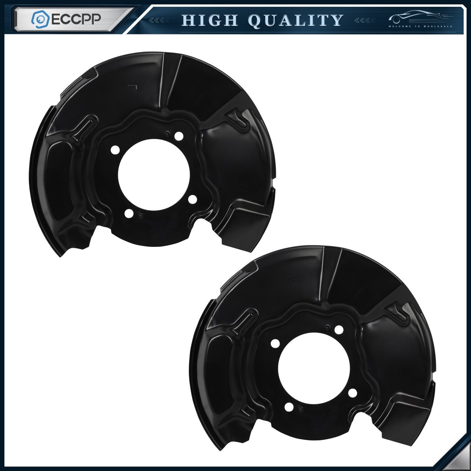 Front LH&RH Brake Dust Shields Steel for Toyota FJ Cruiser 4Runner 4WD 4.0L 2PCS 6B93BC-57