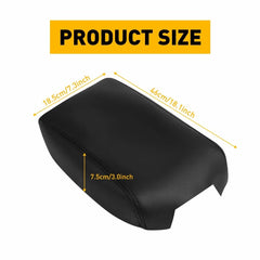 Fits For 2012-2017 Toyota Camry Leather Center Console Lid Armrest Cover Black A 6B93BC-57