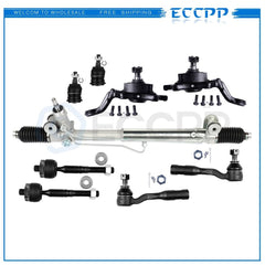 ECCPP For 04-06 Sequoia Complete Power Steering Rack & Pinion Wheel Bearing Kit 6B93BC-57