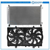 Electric AC Condenser Cooling Fan Kit For 2014 2015 2016-2018 Nissan Rogue 6B93BC-57