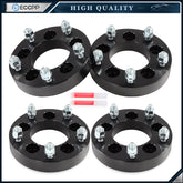 4 Pcs 1.25" 5x4.75 to 5x5.5 Wheel Adapters 12x1.5 For Chevy 5x120.65 to 5x139.7 6B93BC-57