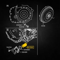 Auto Transmission Filter Oil Pan Gasket Fit For NISSAN SENTRA 2009-2012 2.0 L L4 6B93BC-57