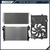 Electric Radiator Condenser Cooling Fan Kit For 12 13 2014-2020 Chevrolet Sonic 6B93BC-57