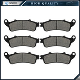 Front Rear FA261 Carbon Fiber Brake Pads For 2002-2008 HONDA VTX 1800 1800R 180 6B93BC-57