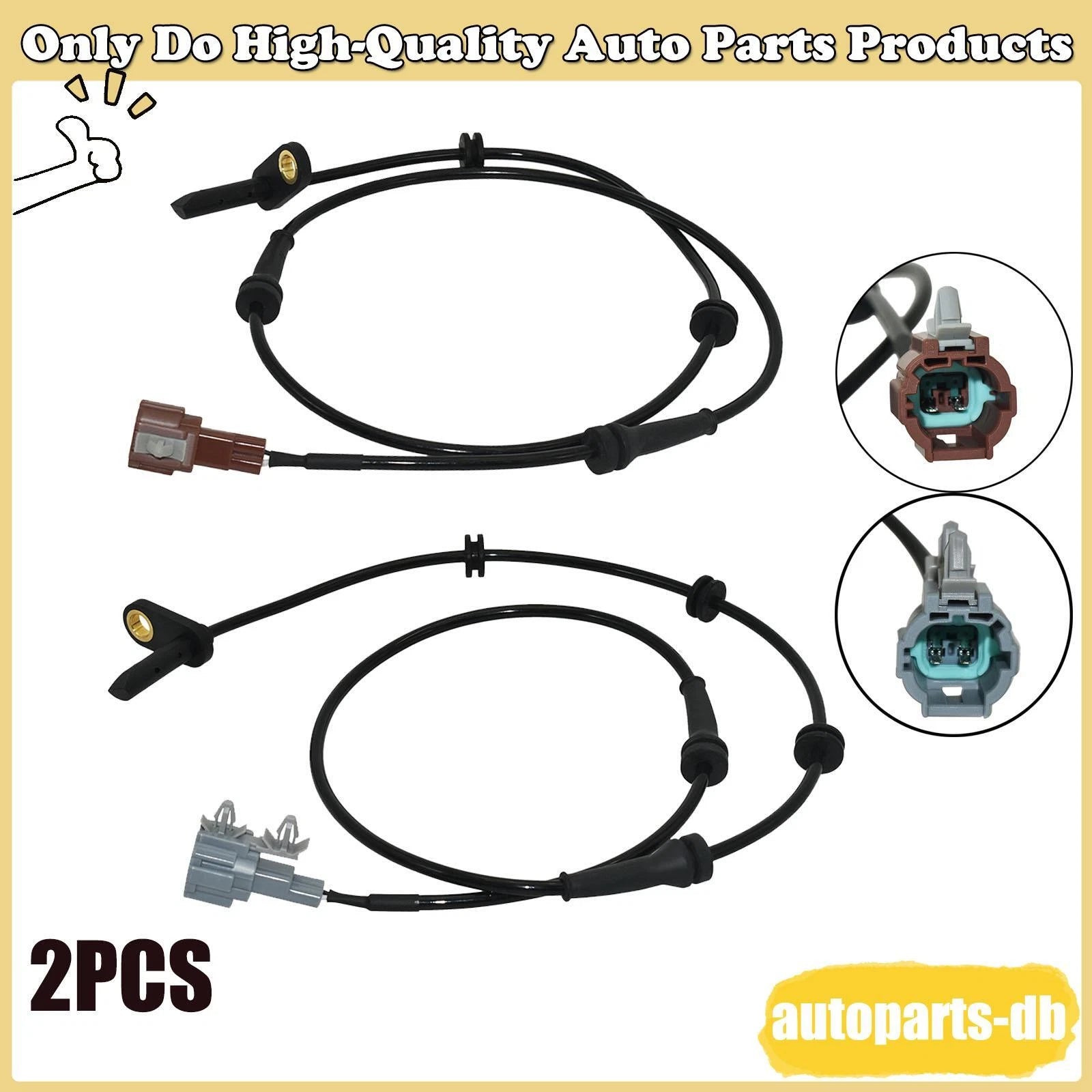 2pc ABS Speed Sensor Rear Right&Left For Frontier Manual Trans 4WD ALS636 ALS637 6B93BC-57