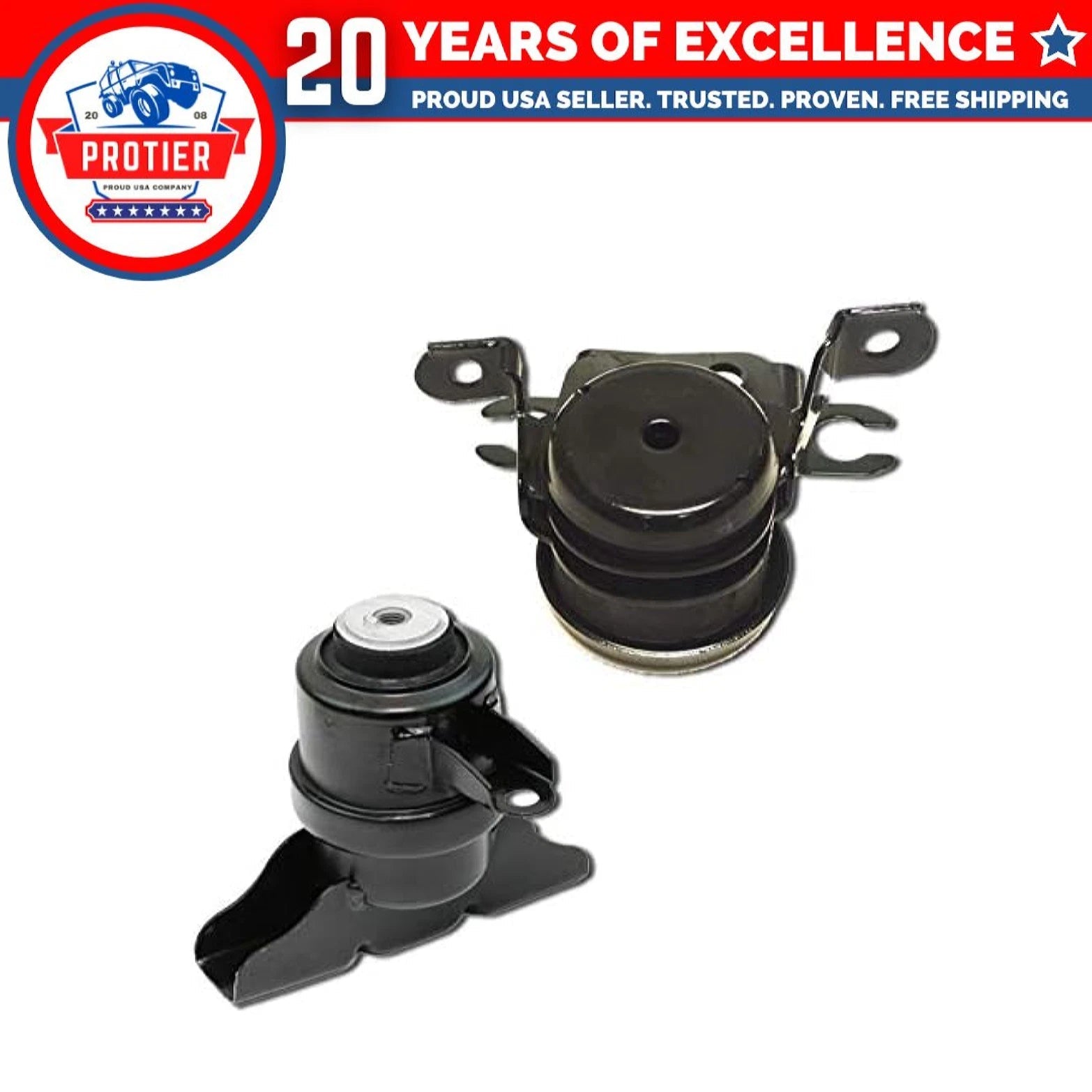 Fits 2001-2004 Ford Escape/Mazda Tribute 2.0L 3.0L Motor Mount Set 2PCS 6B93BC-57