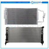 Aluminum Radiator & AC Condenser Cooling Kit For 12-13 Chevrolet Impala 6B93BC-57