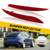 For 22 2020 Tesla Model Y Tail Bumper Rear light Reflector Case pair RH LH Side 6B93BC-57