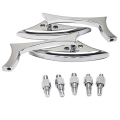 Chrome Blade Motorcycle Mirrors For Honda Shadow VLX 600 VT600 VTX1300C VTX1800C