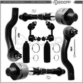Front Steering Sway Bar Tie Rod End Rack Pinion Bellow For 2005-15 Nissan Xterra 6B93BC-57