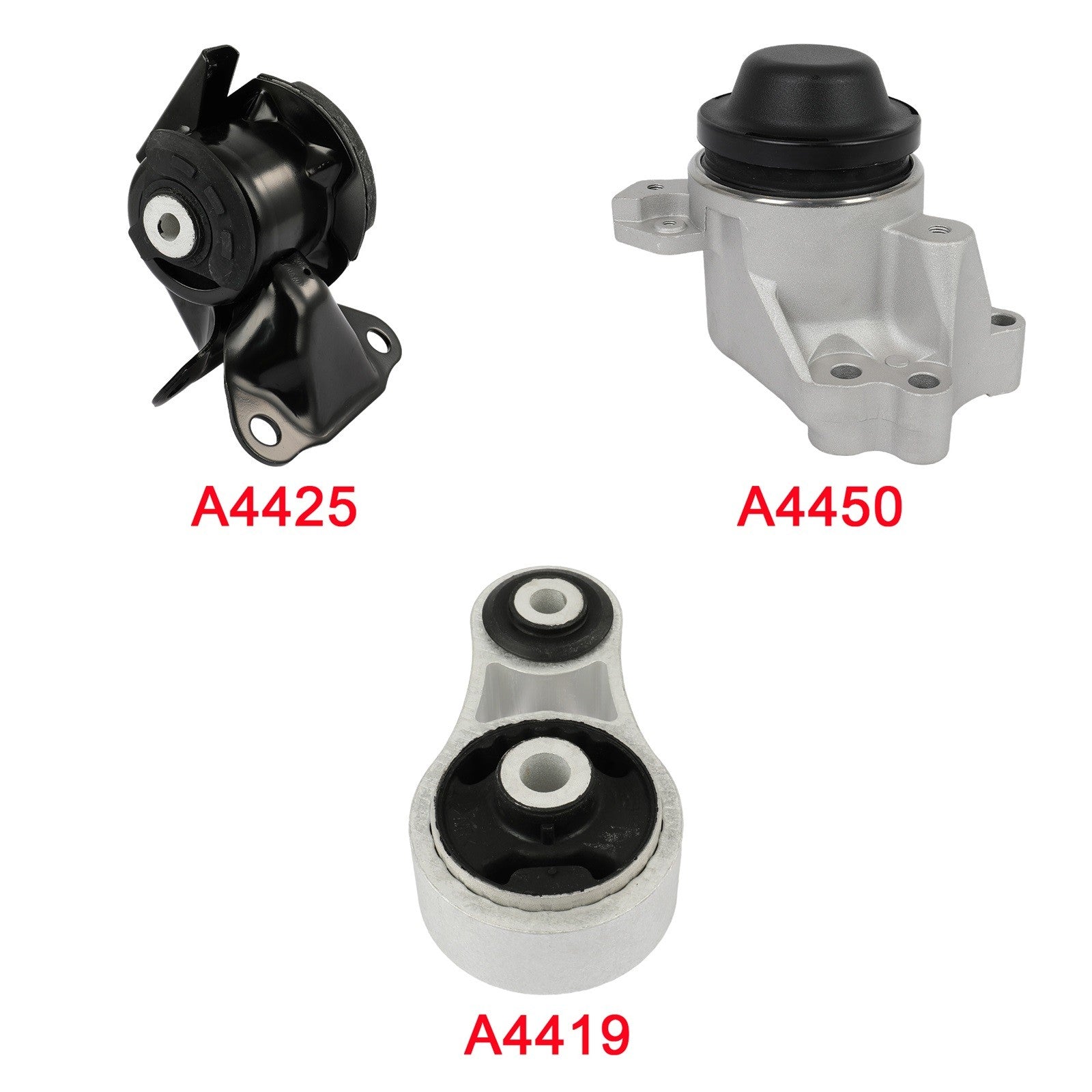 3x Engine Motor & Transmission Mount for Mazda CX-9 2007-2012 V6 3.5L V6 3.7L 6B93BC-57