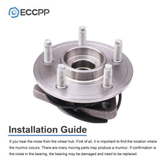2Pcs Wheel Hub Bearings Front For 2008 2009-2011 Jeep Liberty Dodge Nitro W /ABS 6B93BC-57