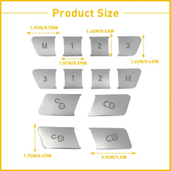 For W212 Mercedes-Benz W204 Door Lock Switch Left+Right Unlock Button Cover Trim 6B93BC-57