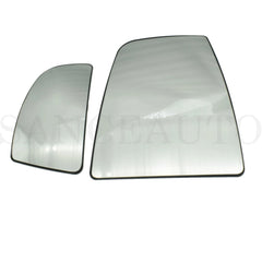 Mirror Glass Upper & Lower Driver Left Side For Ford Transit 150 250 350 2015-22 6B93BC-57